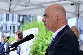 Council Of Europe Event With Alain Berset And Theodoros Rousopoulos - Strasbourg
