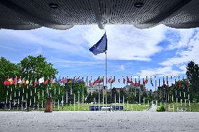 Council Of Europe Event With Alain Berset And Theodoros Rousopoulos - Strasbourg