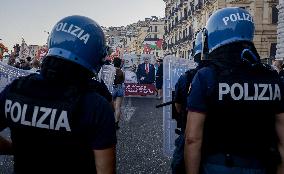 Protest March to the American Consulate - Naples