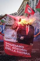 Protest March to the American Consulate - Naples