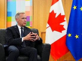 Canada EU Summit in Brussels - Belgium