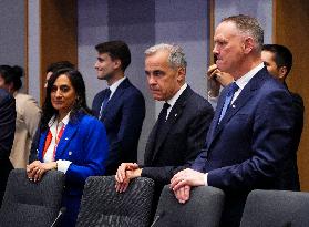 Canada EU Summit in Brussels - Belgium