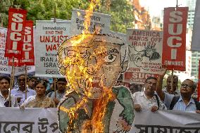 Protest Against US President - India