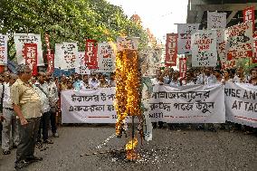 Protest Against US President - India