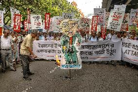 Protest Against US President - India