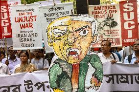 Protest Against US President - India
