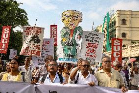 Protest Against US President - India