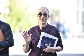 Delphine Ernotte At Matignon - Paris