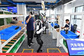Jiangsu's first intelligent robot training center
