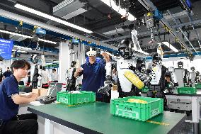 Jiangsu's first intelligent robot training center
