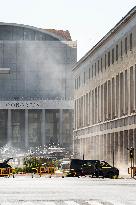 Ridley Scott Films 'The Dog Stars' in Rome - Italy
