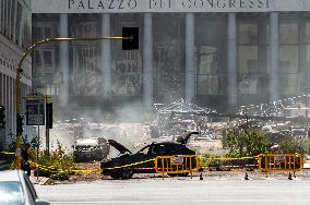 Ridley Scott Films 'The Dog Stars' in Rome - Italy