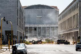Ridley Scott Films 'The Dog Stars' in Rome - Italy
