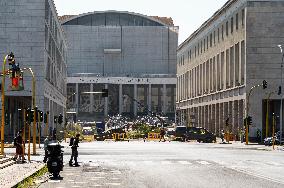 Ridley Scott Films 'The Dog Stars' in Rome - Italy
