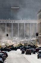Ridley Scott Films 'The Dog Stars' in Rome - Italy