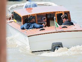 Venice, arrivals at the airport -