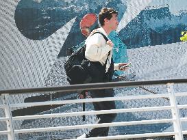 Venice, arrivals at the airport -