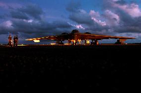 Pre-flight of a Northrop B-2 Spirit Bomber
