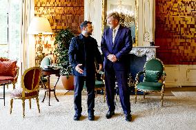 President Zelensky Meets King Willem-Alexander - The Hague