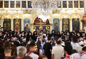 Funeral Of The Church Attack Victims - Damascus