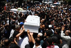 Funeral Of The Church Attack Victims - Damascus