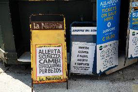 The Bezos Wedding - Italian Press Headlines - Venice