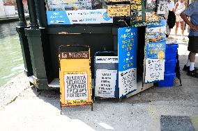 The Bezos Wedding - Italian Press Headlines - Venice