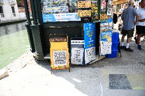 The Bezos Wedding - Italian Press Headlines - Venice