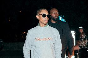 Pharrell Williams At Louis Vuitton After Party - Paris