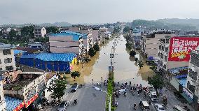 Flood in Rong'an