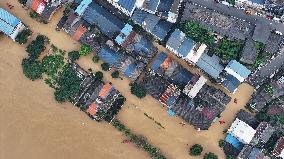 Flood in Rong'an