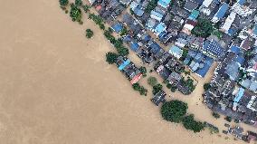 Flood in Rong'an
