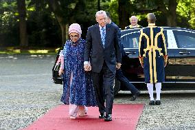 NATO Summit - Arrival of Guests for Dinner at Huis ten Bosh Palace, Den Haag, The Netherlands