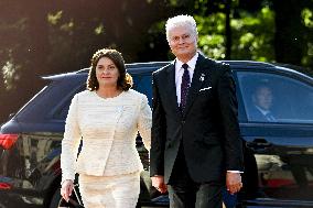 NATO Summit - Arrival of Guests for Dinner at Huis ten Bosh Palace, Den Haag, The Netherlands