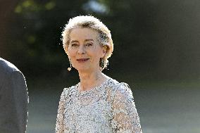 NATO Summit - Arrival of Guests for Dinner at Huis ten Bosh Palace, Den Haag, The Netherlands
