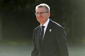 NATO Summit - Arrival of Guests for Dinner at Huis ten Bosh Palace, Den Haag, The Netherlands