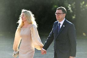 NATO Summit - Arrival of Guests for Dinner at Huis ten Bosh Palace, Den Haag, The Netherlands