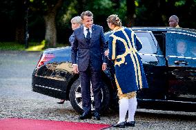 Macron Arrives for NATO Summit Dinner - The Hague