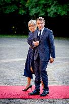 Macron Arrives for NATO Summit Dinner - The Hague