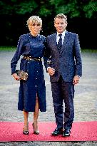 Macron Arrives for NATO Summit Dinner - The Hague