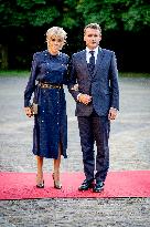 Macron Arrives for NATO Summit Dinner - The Hague