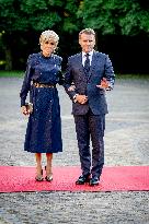 Macron Arrives for NATO Summit Dinner - The Hague