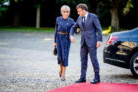 Macron Arrives for NATO Summit Dinner - The Hague