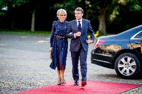 Macron Arrives for NATO Summit Dinner - The Hague