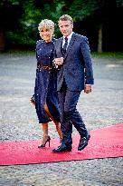 Macron Arrives for NATO Summit Dinner - The Hague