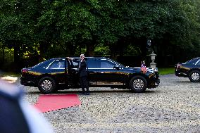 NATO Summit - Arrival of Guests for Dinner at Huis ten Bosh Palace, Den Haag, The Netherlands