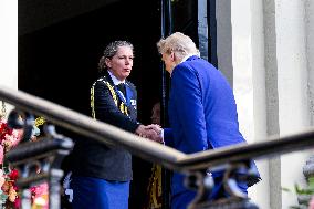 NATO Summit - Arrival of Guests for Dinner at Huis ten Bosh Palace, Den Haag, The Netherlands
