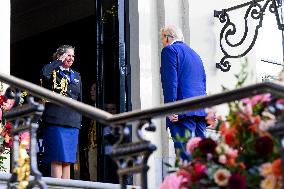 NATO Summit - Arrival of Guests for Dinner at Huis ten Bosh Palace, Den Haag, The Netherlands