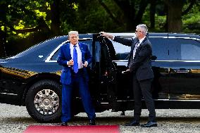 NATO Summit - Arrival of Guests for Dinner at Huis ten Bosh Palace, Den Haag, The Netherlands