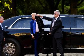 NATO Summit - Arrival of Guests for Dinner at Huis ten Bosh Palace, Den Haag, The Netherlands